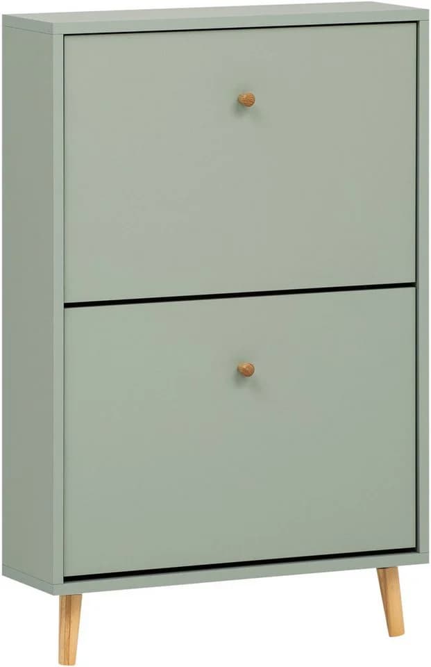 Schildmeyer Schuhschrank Bjarne Pistazie mit Massivholz-Griffen - Bild 2
