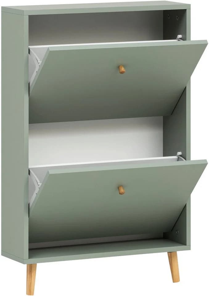Schildmeyer Schuhschrank Bjarne Pistazie mit Massivholz-Griffen - Bild 3