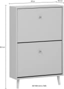 Schildmeyer Schuhschrank Bjarne Pistazie mit Massivholz-Griffen Bild 4