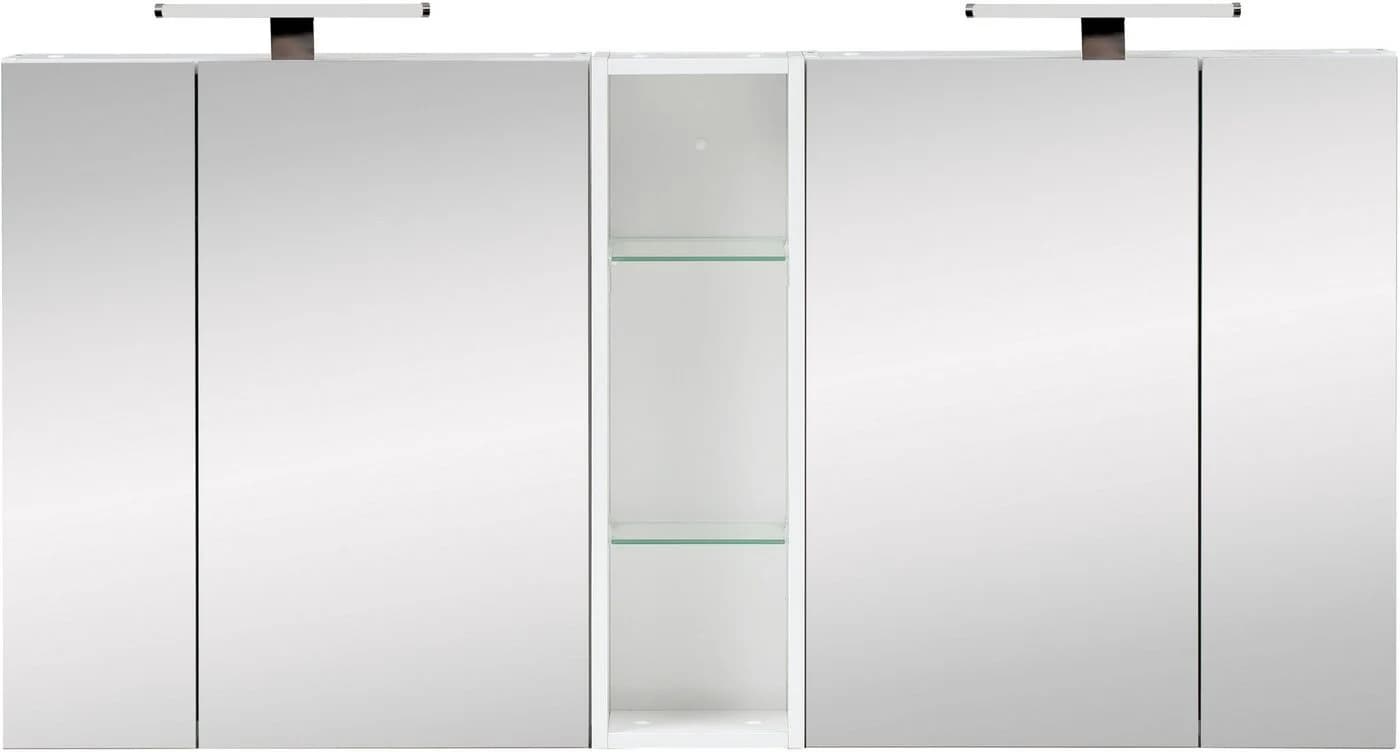 Schildmeyer Spiegelschrank Duo Weiß 4 Türen FSC - Bild 3