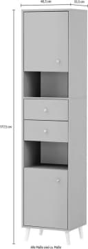 Schildmeyer Hochschrank Bjarne Grün Modern FSC-Zertifiziert Bild 5
