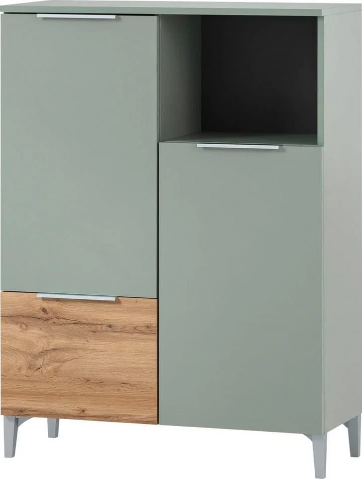 Schildmeyer Midischrank Smilla Grün Eiche Landhaus - Bild 2