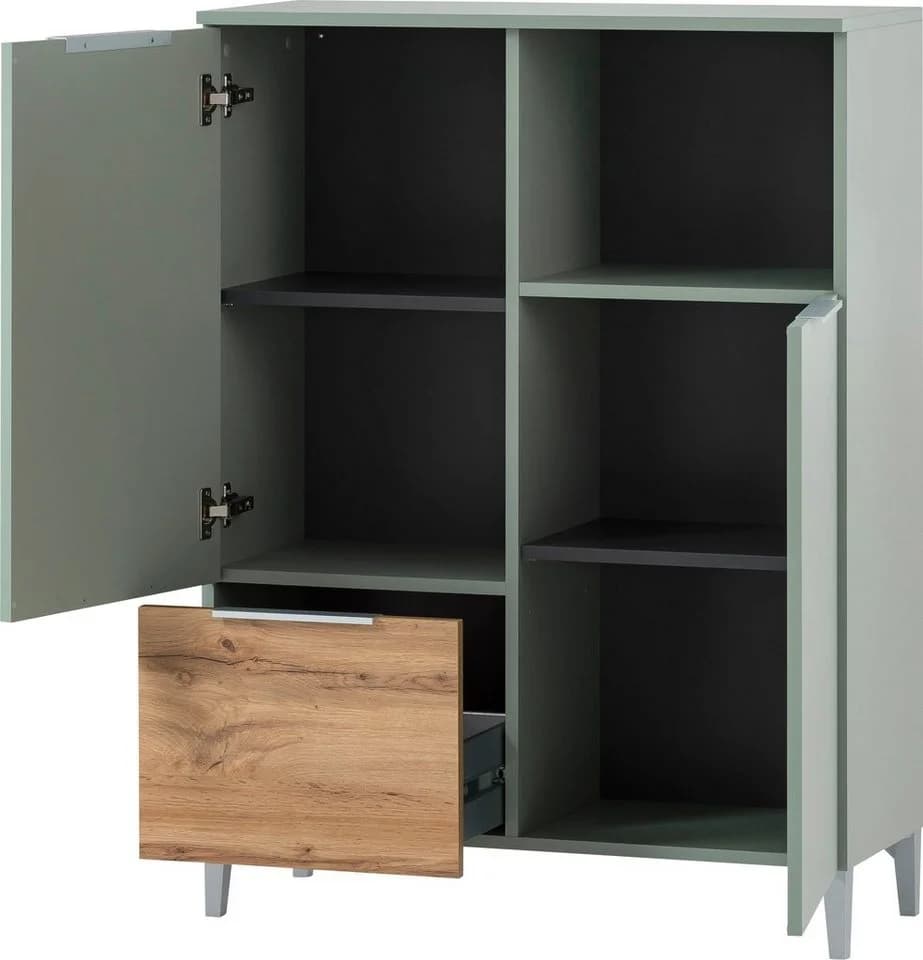 Schildmeyer Midischrank Smilla Grün Eiche Landhaus - Bild 3