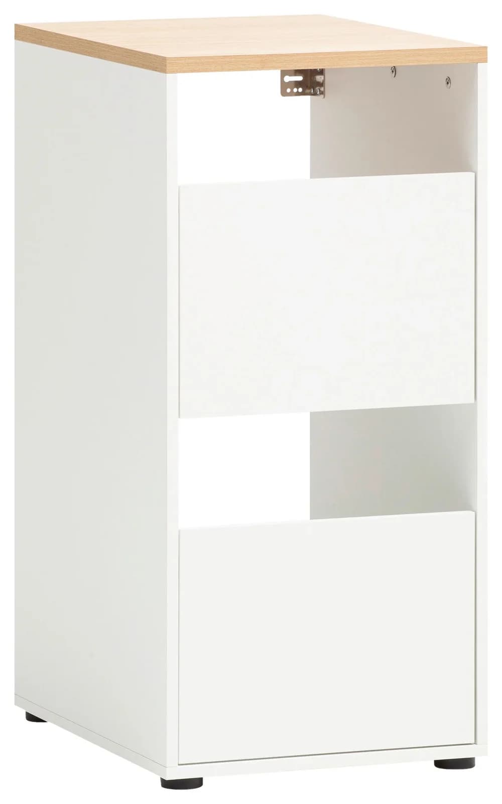 Schildmeyer Wäscheschrank Solea Weiß Matt mit Soft-Close