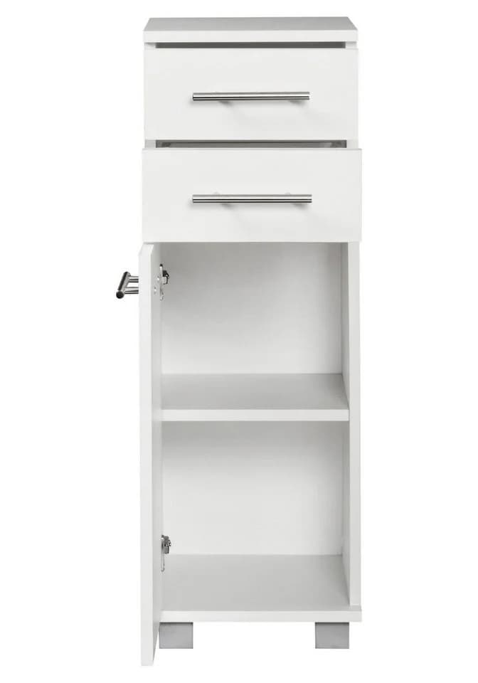 SCHILDMEYER Unterschrank Isola Weiß 30cm