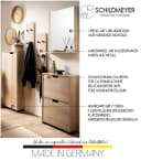 Schildmeyer Midischrank Emmik Weiß Eiche mit verstellbaren Böden Bild 3