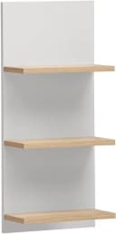 Schildmeyer Wandregal Emmik 3 Böden Weiß Holzwerkstoff Bild 2