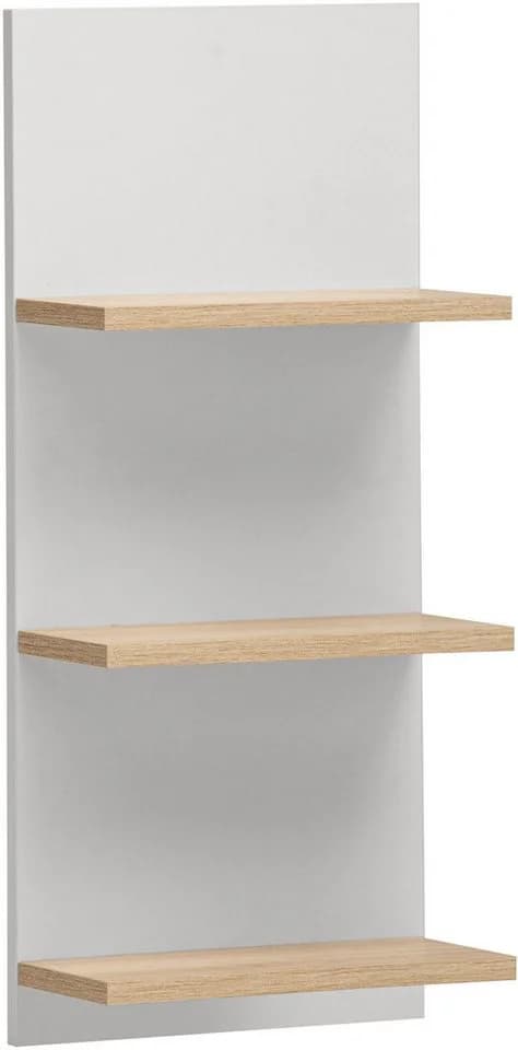 Schildmeyer Wandregal Emmik 3 Böden Weiß Holzwerkstoff - Bild 2