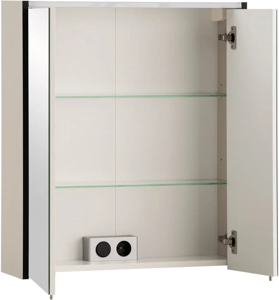 Schildmeyer Spiegelschrank Edda mit LED-Beleuchtung und Steckdose - Bild 4