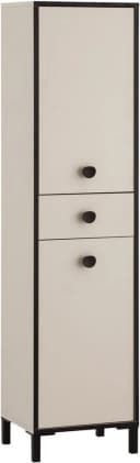 Schildmeyer Hochschrank Edda Cremebeige mit 2 Türen & Schublade Bild 2