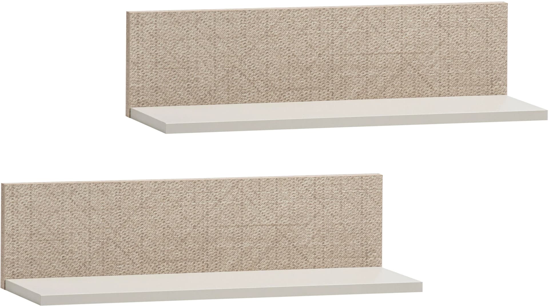 SCHILDMEYER Edno Wandregal 60 cm Cremebeige Holzwerkstoff