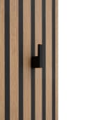Schildmeyer Ryker Garderobenpaneel mit 8 Haken Schwarz Bild 4