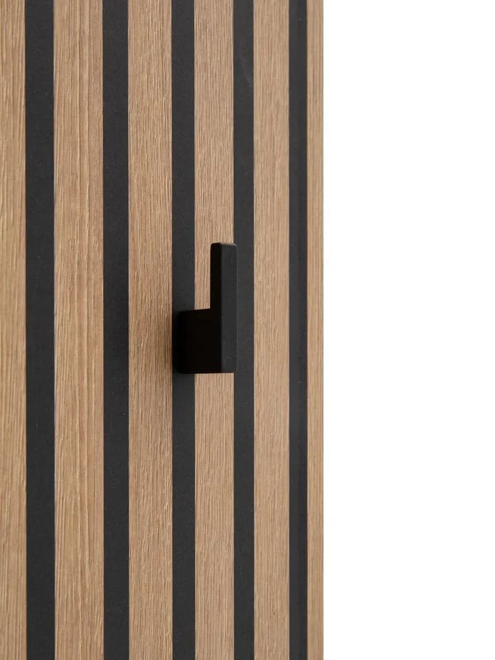 Schildmeyer Ryker Garderobenpaneel mit 8 Haken Schwarz - Bild 4
