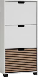 Schildmeyer Ryker Schuhschrank Weiß mit 3 Klappen Bild 2