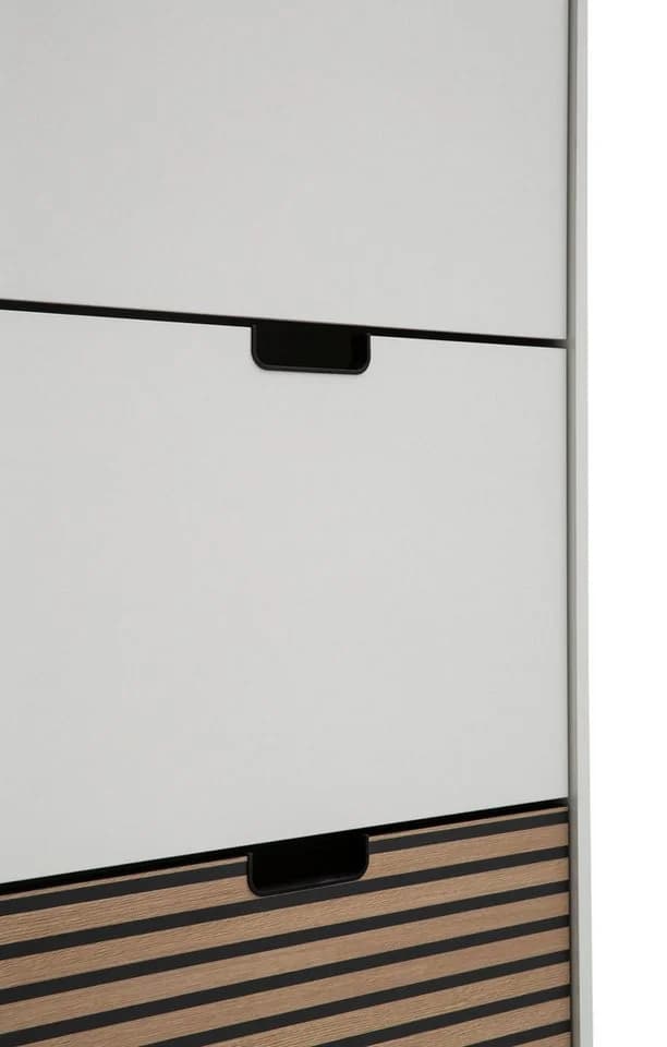 Schildmeyer Ryker Schuhschrank Weiß mit 3 Klappen - Bild 5