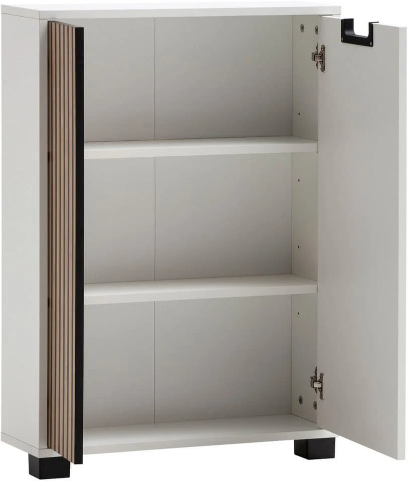Schildmeyer Midischrank Ryker Weiß Akustik-Optik