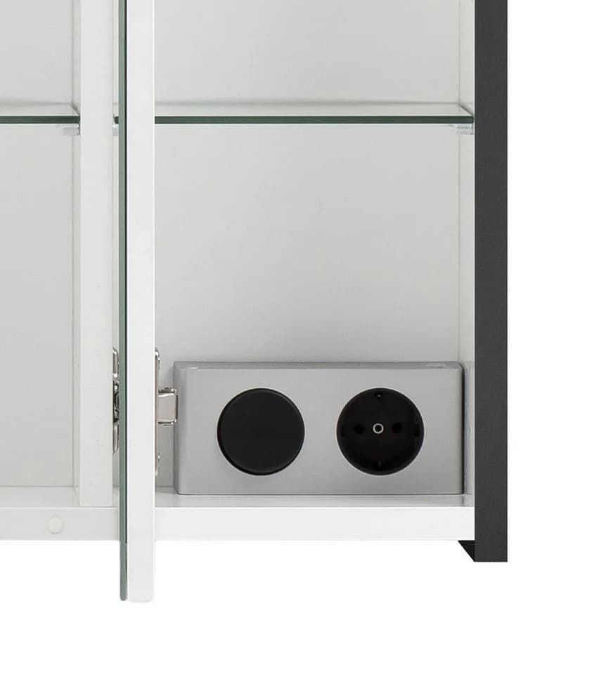 Spiegelschrank SCHILDMEYER Sander 65 cm LED-Beleuchtung Anthrazit - Bild 4