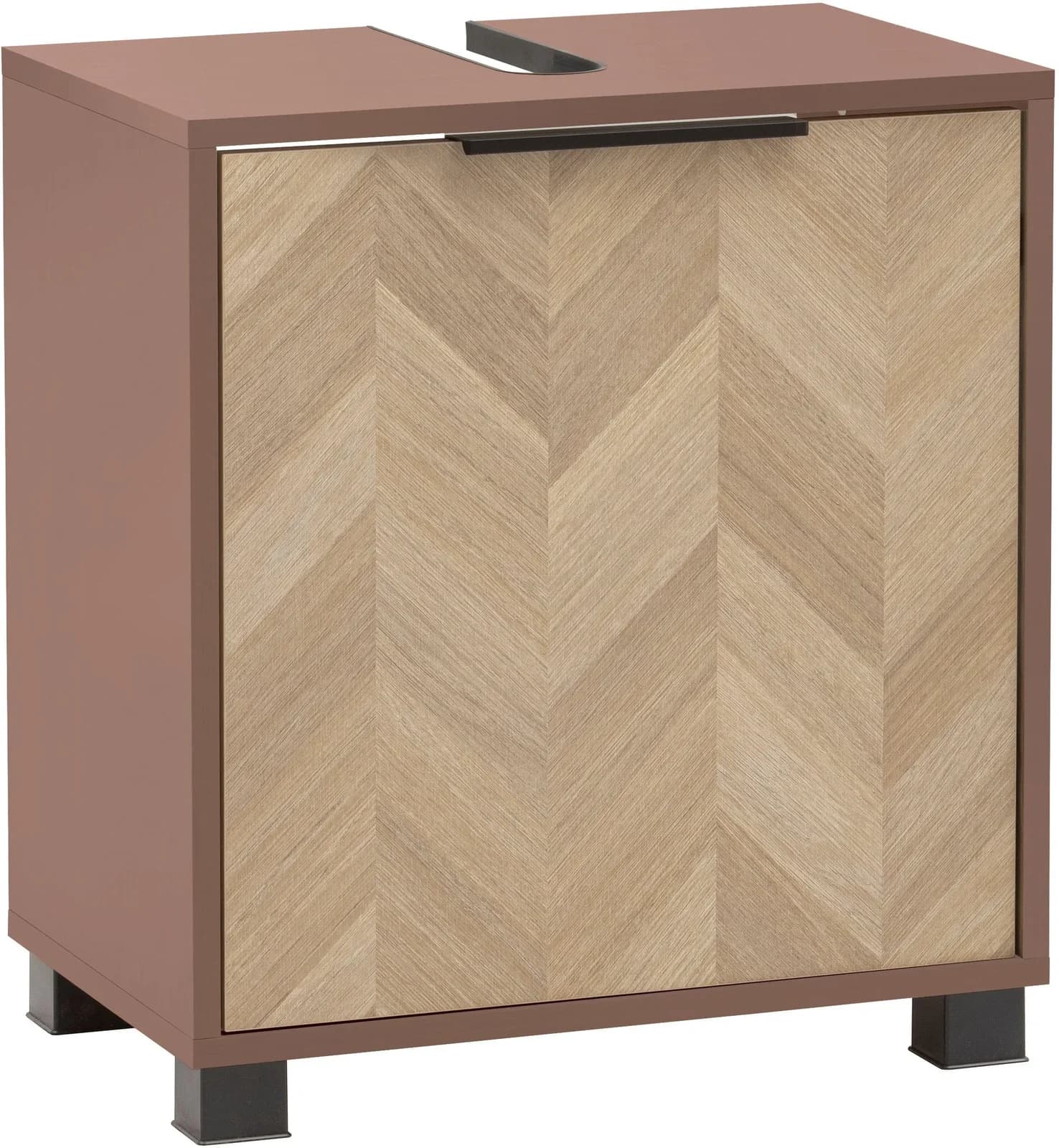 Waschbeckenunterschrank SCHILDMEYER Piazza 50,3 cm Violett Holzwerkstoff