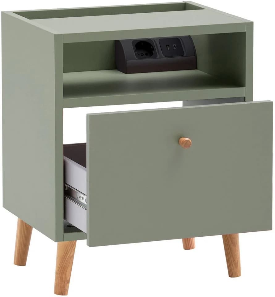 Nachtschrank Schildmeyer Bjarne Pistazie mit Ladestation - Bild 3