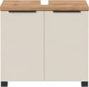 Schildmeyer Waschbeckenunterschrank Saga Eiche Landhaus Cremebeige Bild 3