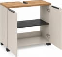 Schildmeyer Waschbeckenunterschrank Saga Eiche Landhaus Cremebeige Bild 4