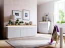 MCA furniture Sideboard Romina Weiß Matt mit LED Bild 1