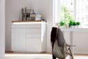 MCA furniture Sideboard Romina Weiß Matt mit LED Bild 5