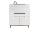 MCA furniture Sekretär Weiß/Matt mit Klapptür Bild 1