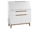 MCA furniture Sekretär Weiß/Matt mit Klapptür Bild 3