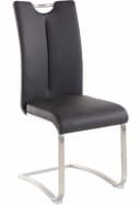 MCA FURNITURE Artos Freischwinger 2er-Set Schwarz Kunstleder Bild 2