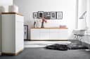 MCA furniture Kommode Chiaro Weiß Eiche 5 Schubladen Bild 1