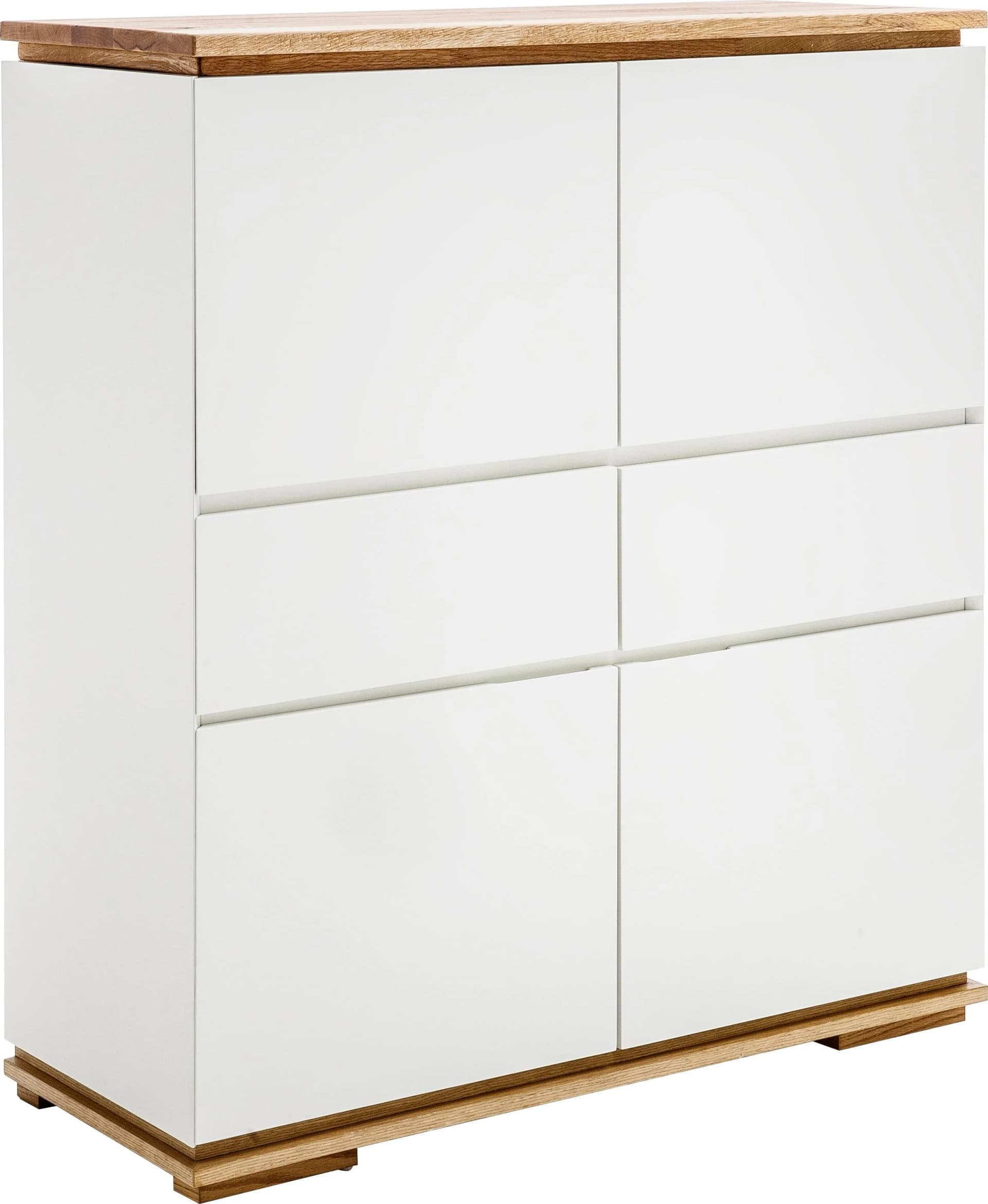 MCA furniture Highboard Chiaro Weiß Eiche Modern