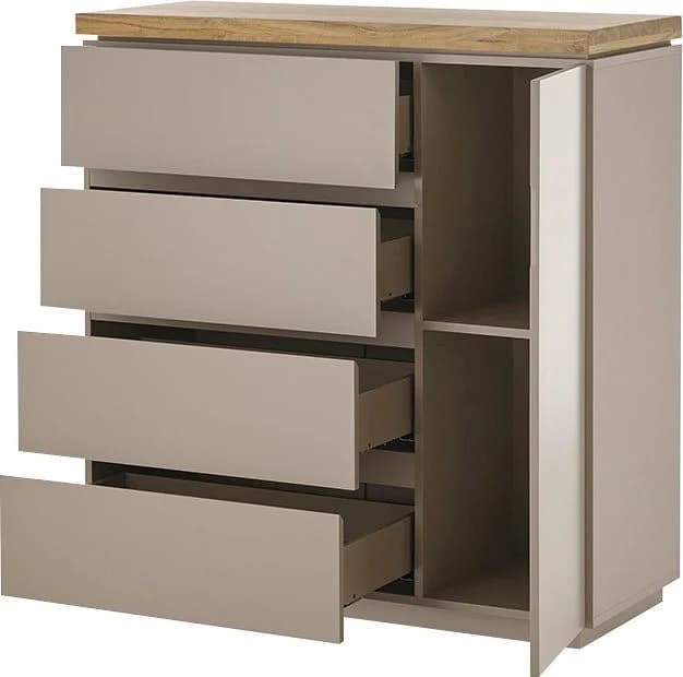 MCA FURNITURE PALAMOS Kommode warmgrau mit Soft-Close - Bild 4