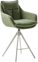 MCA furniture Parker Tresenstuhl mit Armlehnen Barhocker 360° drehbar Olive Bild 1