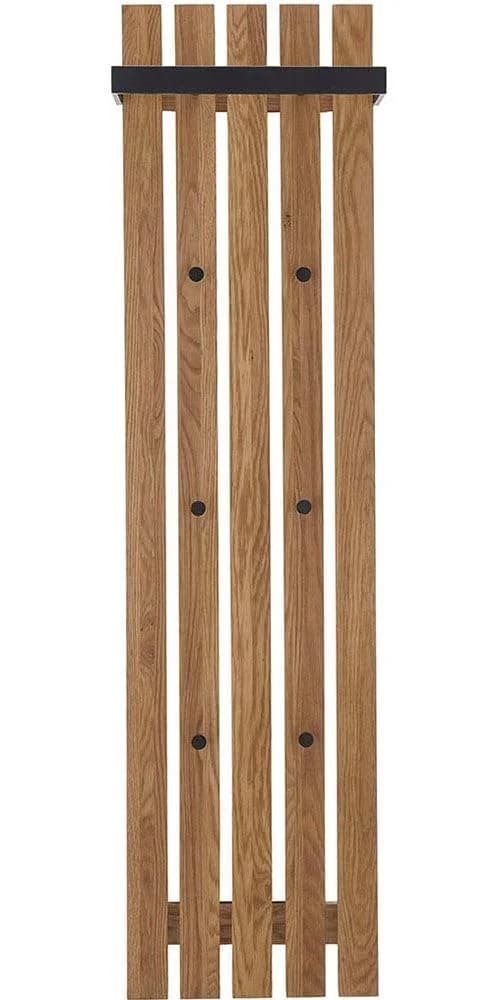 MCA FURNITURE BANTRY Garderobenpaneel Massivholz Eiche Beige Grau