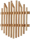 MCA FURNITURE BANTRY Garderobenpaneel Eiche Massivholz 6 Haken Bild 3