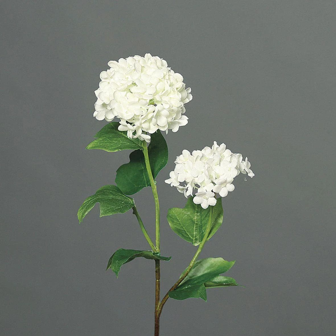 Kunstblume SCHNEEBALL Kunststoff Beige 48 cm