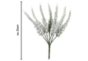 DPI Kunstblume Erikabusch Heidekraut Cream/Weiß ca. 21 cm Bild 1