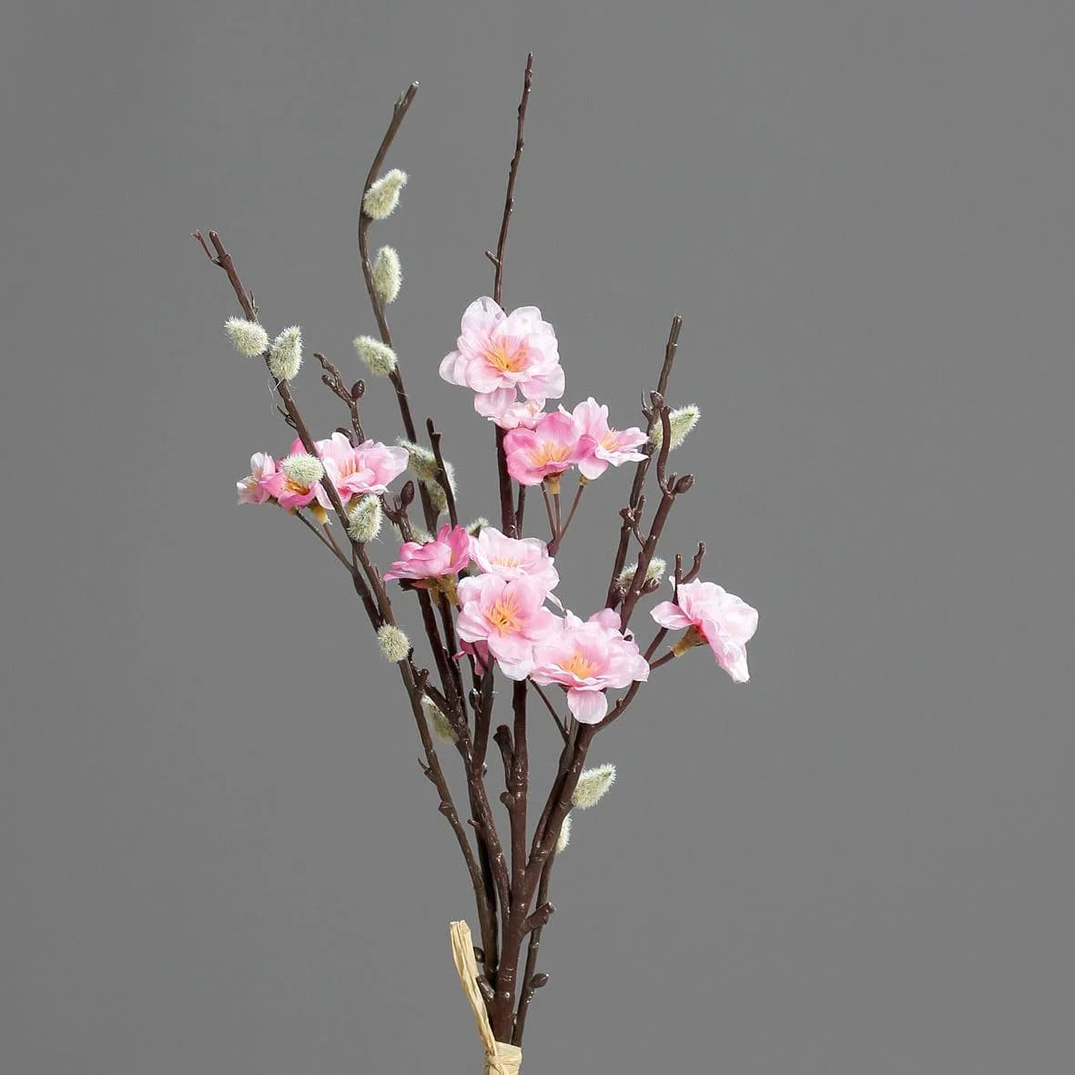 Kunstblume Weidenkätzchen Rosa DPI