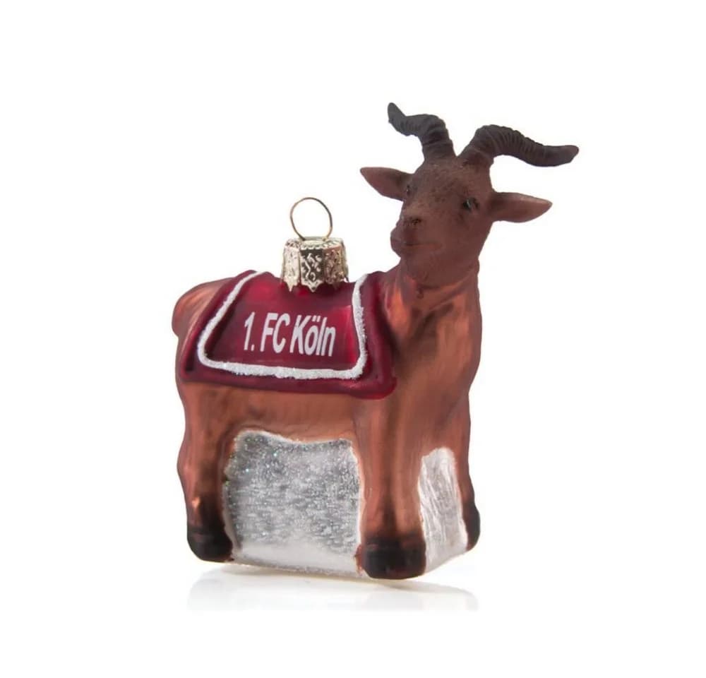 1. FC Köln Hennes Christbaumschmuck Rot - Bild 2