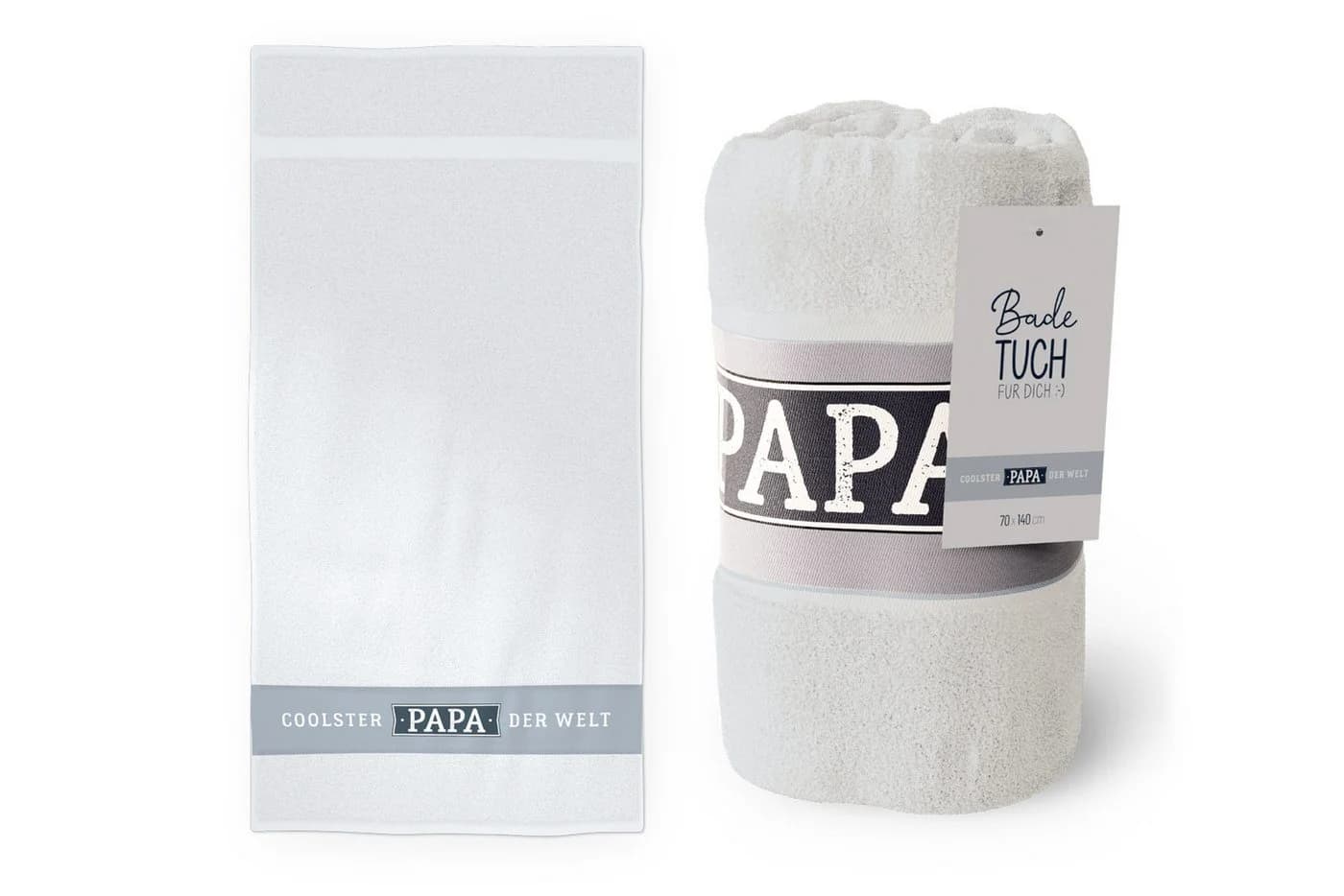 La Vida Badetuch 70x140 cm Coolster Papa Baumwolle