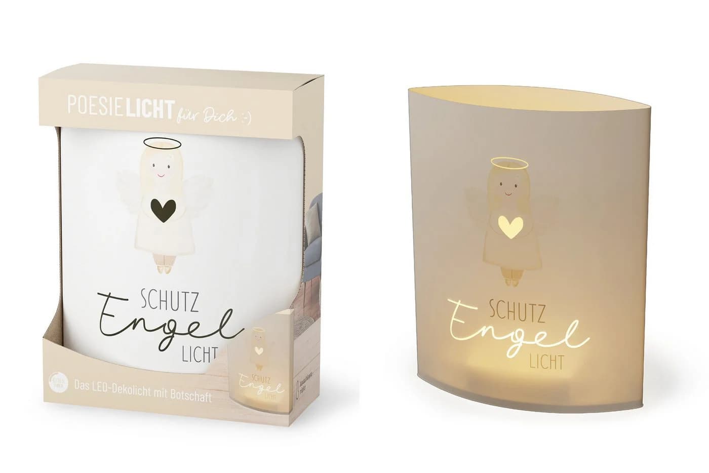 La Vida LED Nachtlicht Deko Lampe Poesielicht für Dich