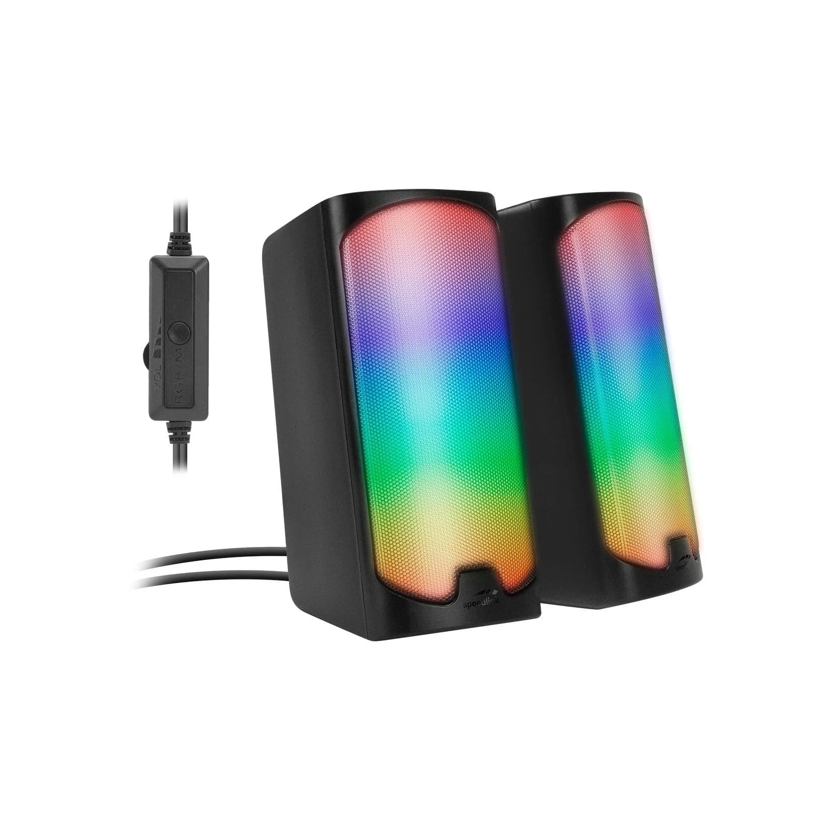 SPEEDLINK TONOS RGB Gaming Stereo Speaker Schwarz