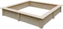 Sandkasten KONIFERA beige natur 150x150x24 cm Holzwerkstoff Bild 1