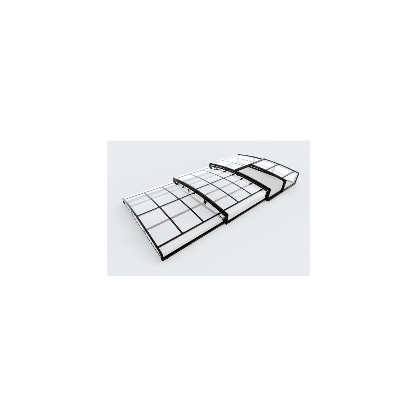 Marktkauf Poolüberdachung Aqualina Aluminium Modern