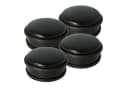 WESTCOTT Bodentürstopper Edelstahl Schwarz 4er Pack Rutschfest Bild 2