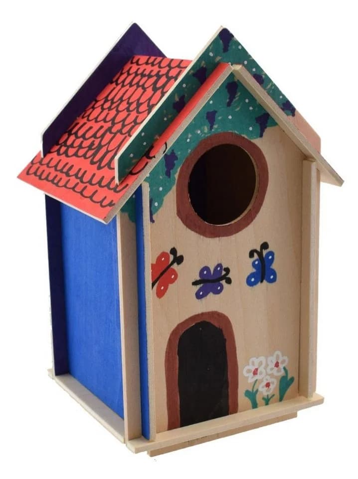 AVANTGARDE Vogelhaus, Set 12 Schichtholz - Bild 4