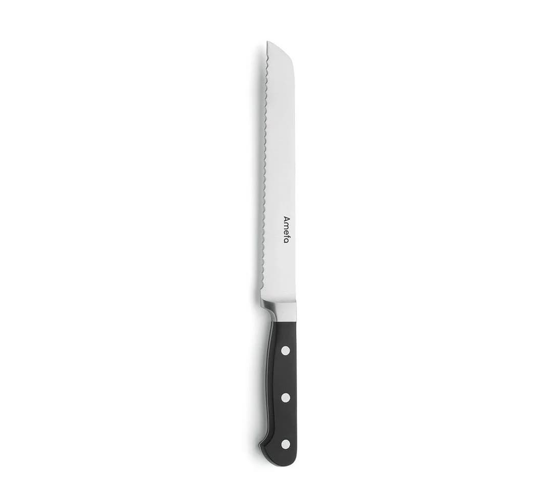 Amefa Brotmesser PREMIUM 3Cr14 Schwarz Extrem Scharf - Bild 2