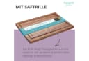 Kuppels Schneidebrett DICE Akazienholz Saftrille Bild 4