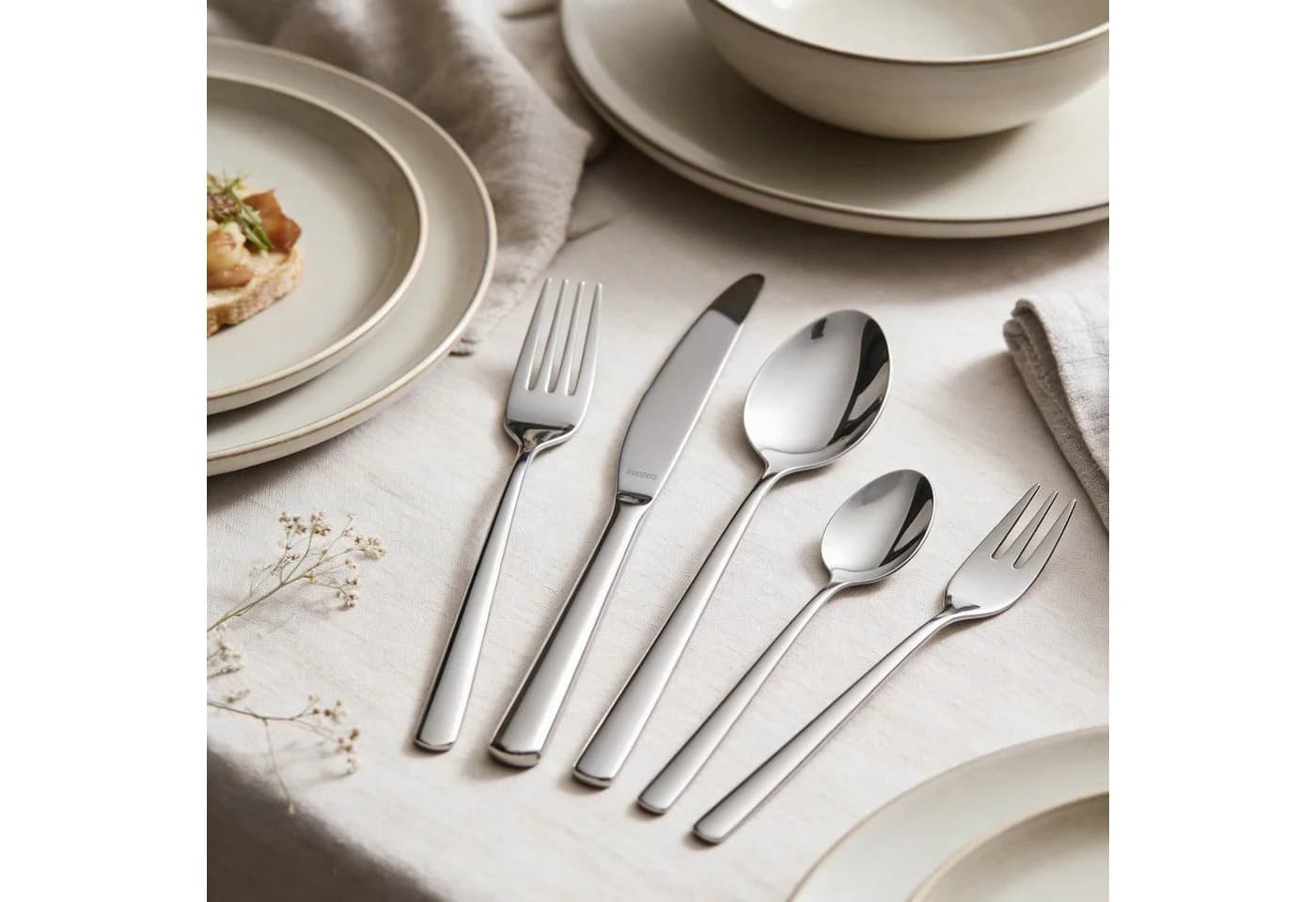 Kuppels Besteck-Set LANA 60-tlg. Silber Edelstahl Rostfrei 18/10